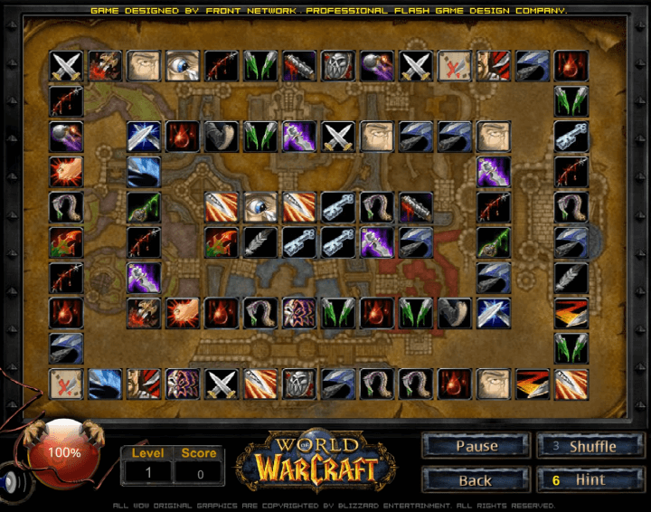 몬스터마작-플래시게임-시작-화면