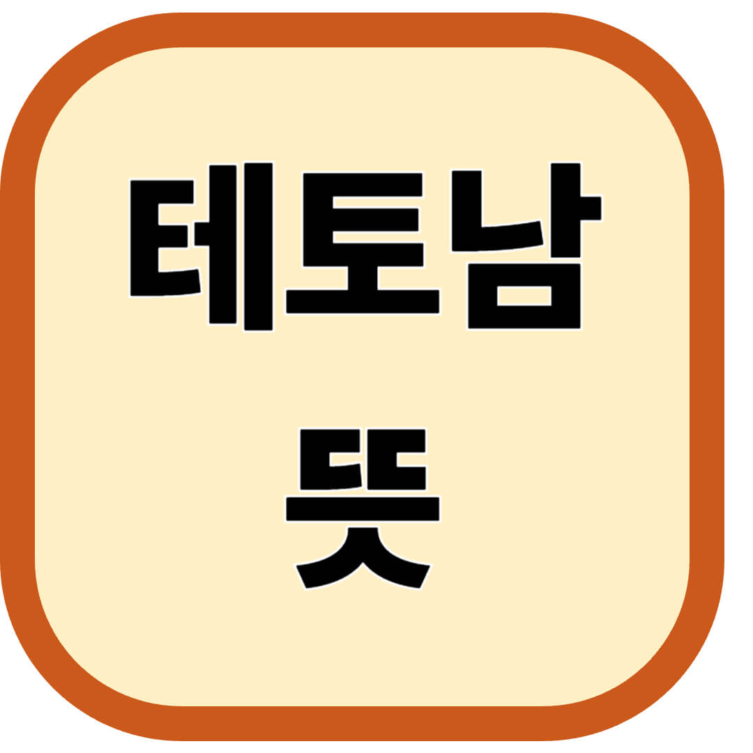 테토남 뜻