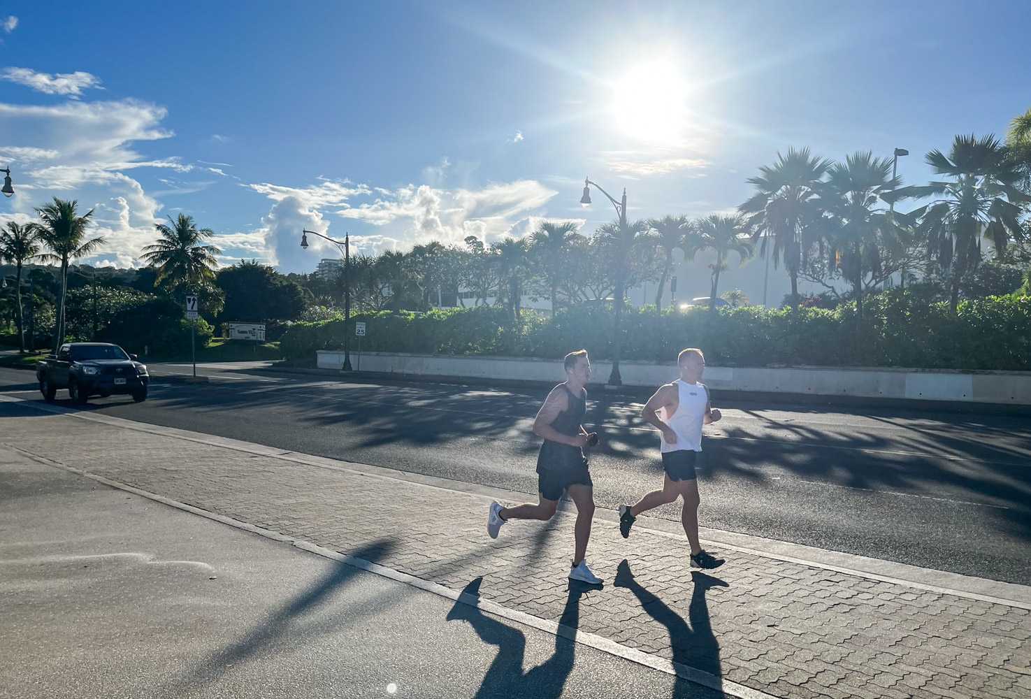 괌 러닝 조깅하기