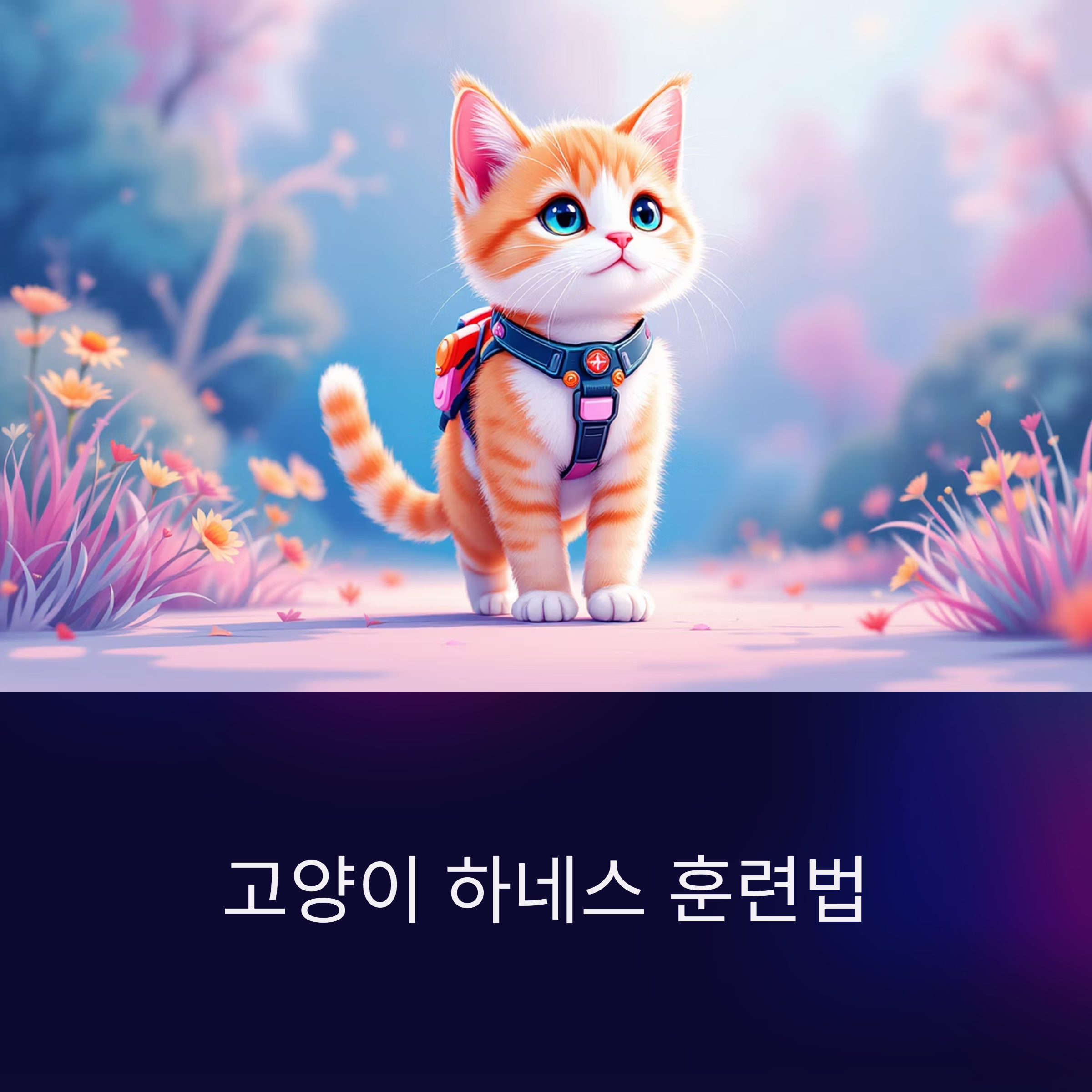 고양이 하네스 훈련법