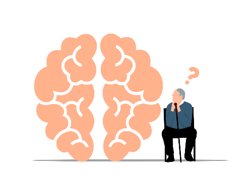 알츠하이머 증상을 보이는 노인의 모습