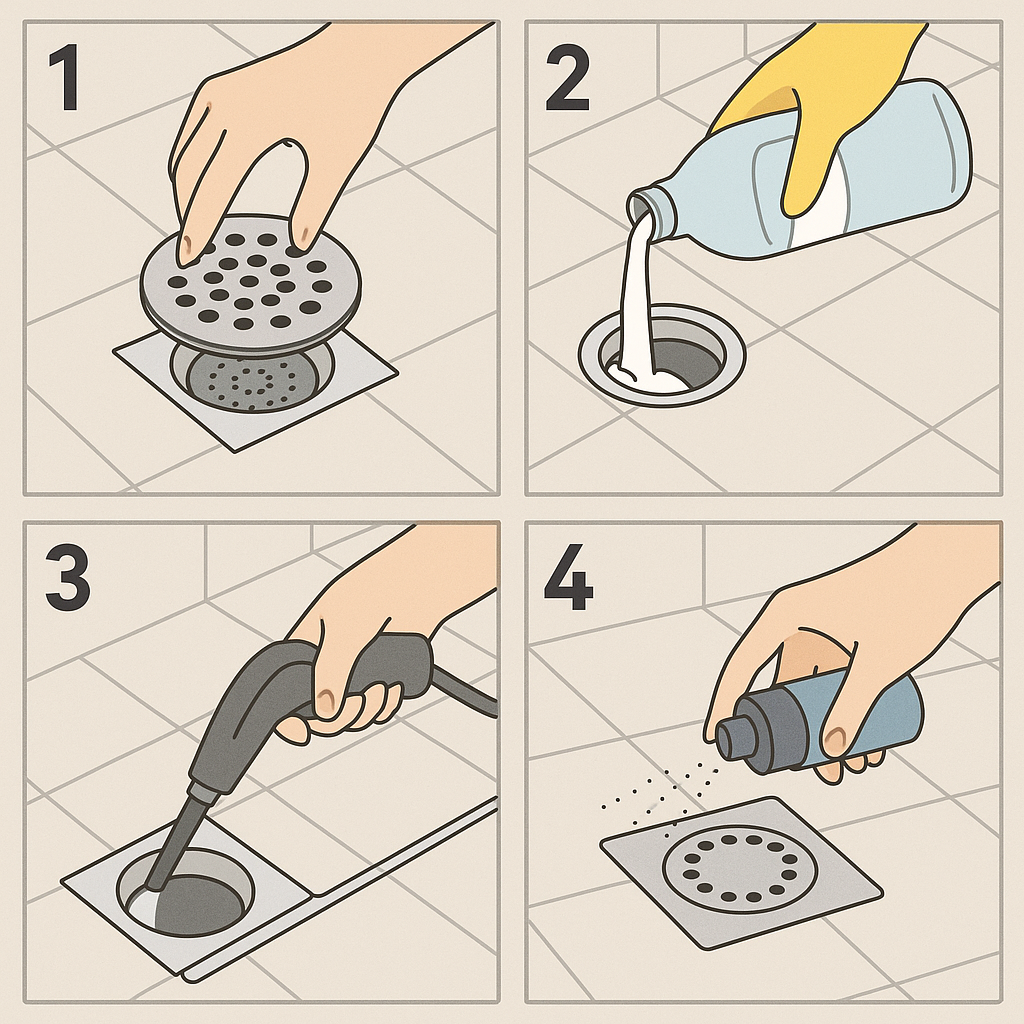 하수구 해충 차단 방법 – 단계별 가이드
