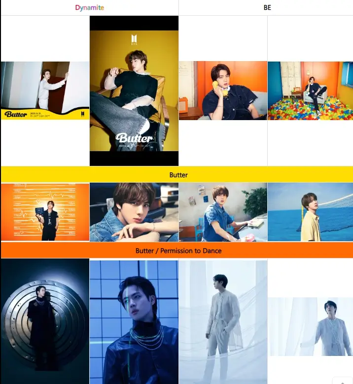 방탄소년단 BTS 멤버프로필 나이 키 혈액형 MBTI 인스타 빅히트 하이브