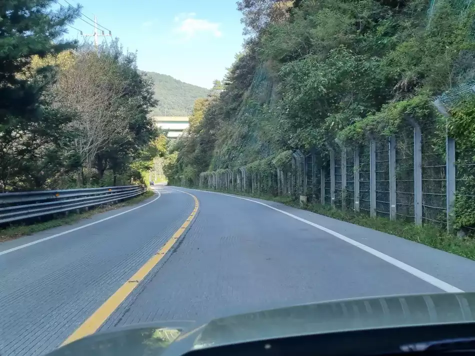 새마을로 우회구간으로 주행하던 모습입니다.