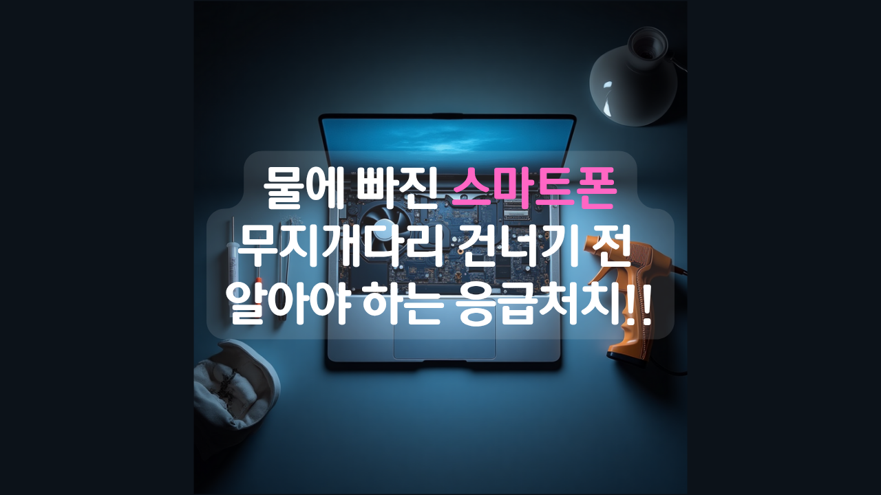 물에 빠진 스마트폰을 구하기 위한 응급처치 5단계 소개 포스팅 썸네일