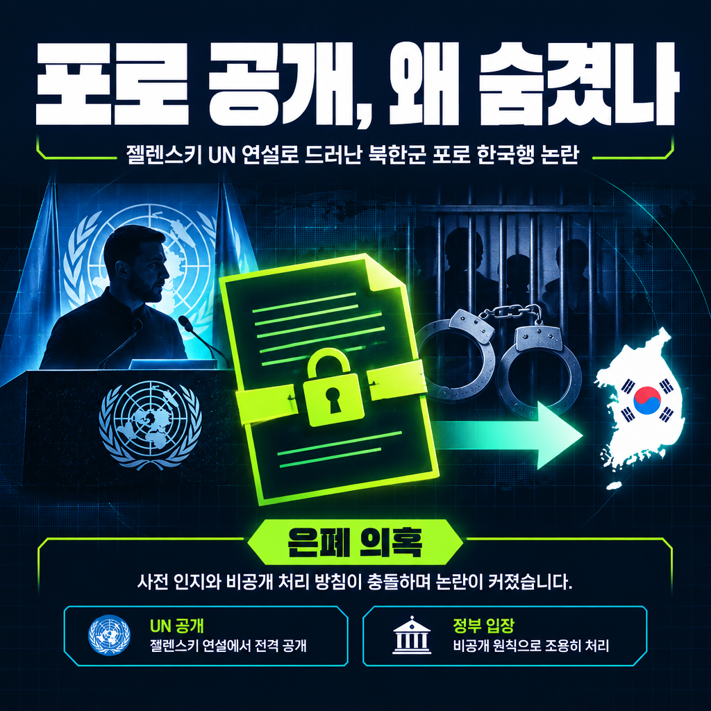 포로 공개, 왜 숨겼나