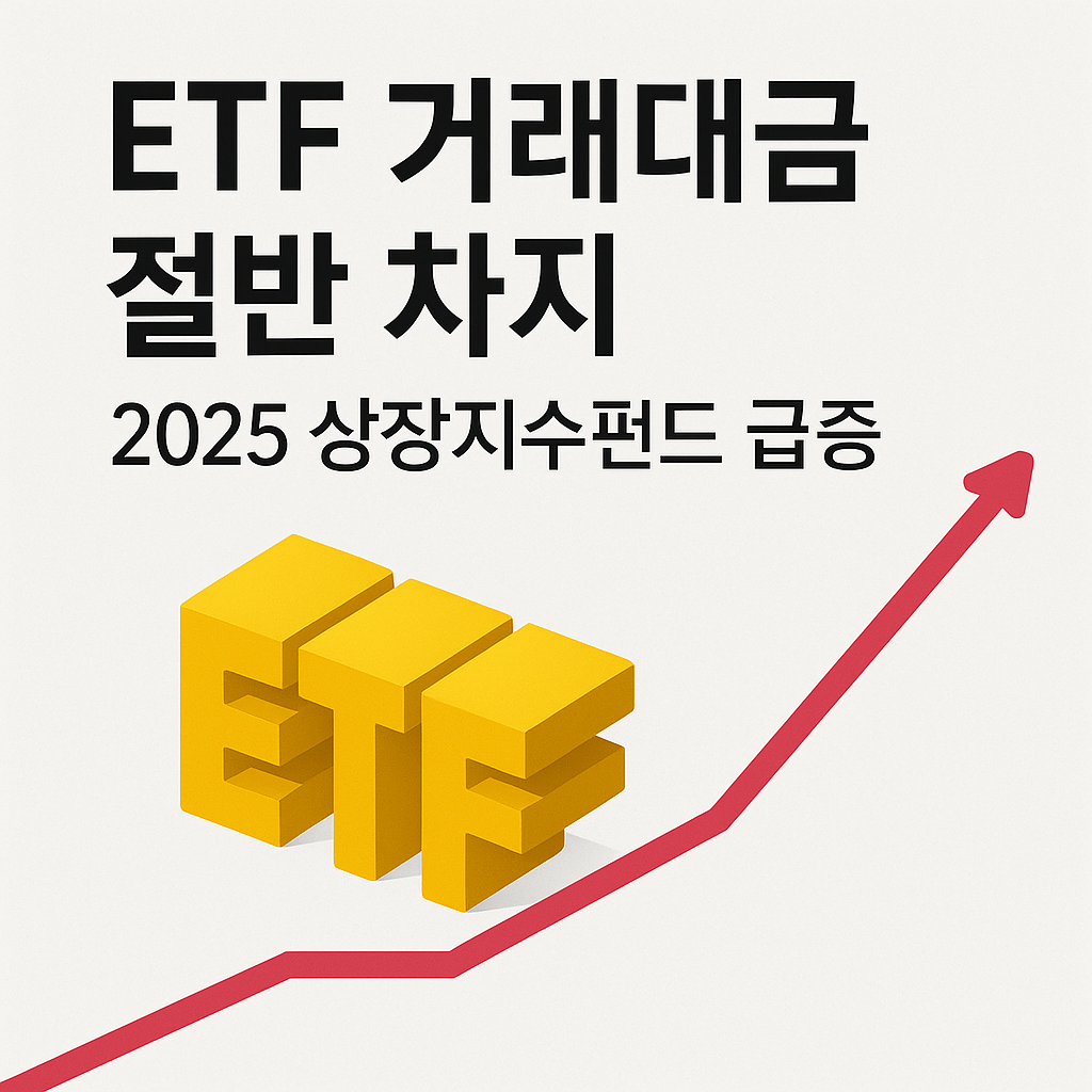 ETF 투자 폭발, 이제 거래만 봐도 시장 흐름이 보인다