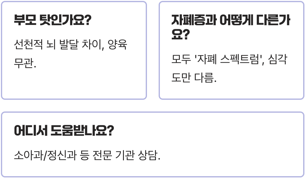 우리 아이가 아스퍼거증후군? 영유아기부터 나타나는 초기 신호