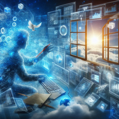 가상 공간에서 정보를 다루는 디지털 인간과 인터페이스