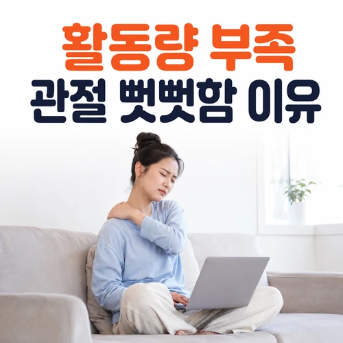 활동량 부족 관절 뻣뻣함 이유