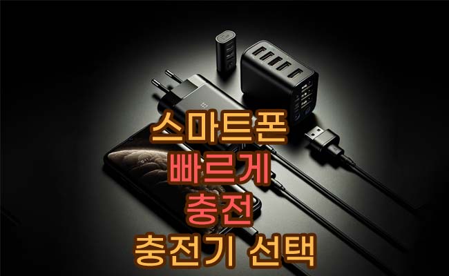 스마트폰 빠르게 충전하는 방법과 충전기 선택
