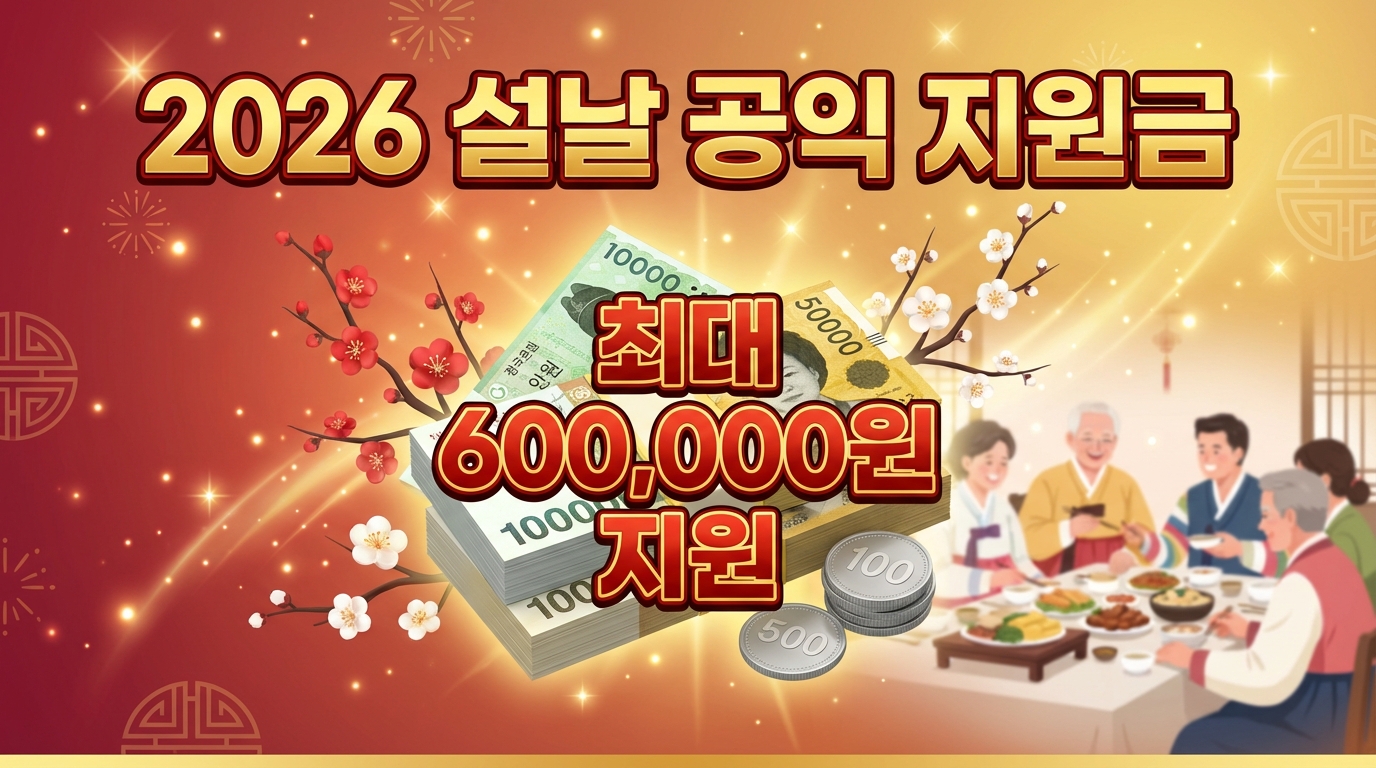 2026년 설 명절 민생지원금 60만원 신청방법 지역별 금액 정리