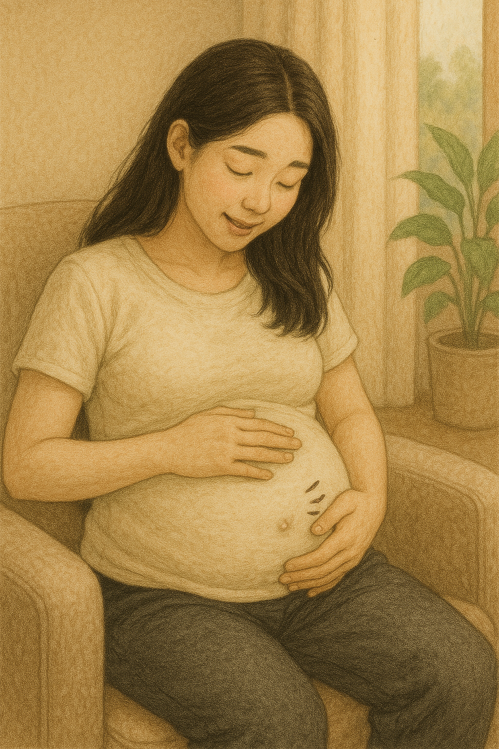 임산부 태동
