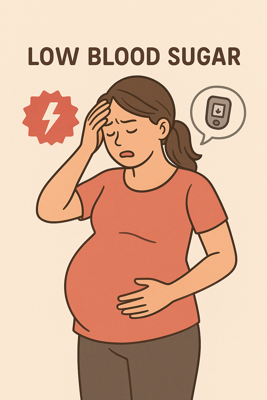 임산부 저혈당 이미지