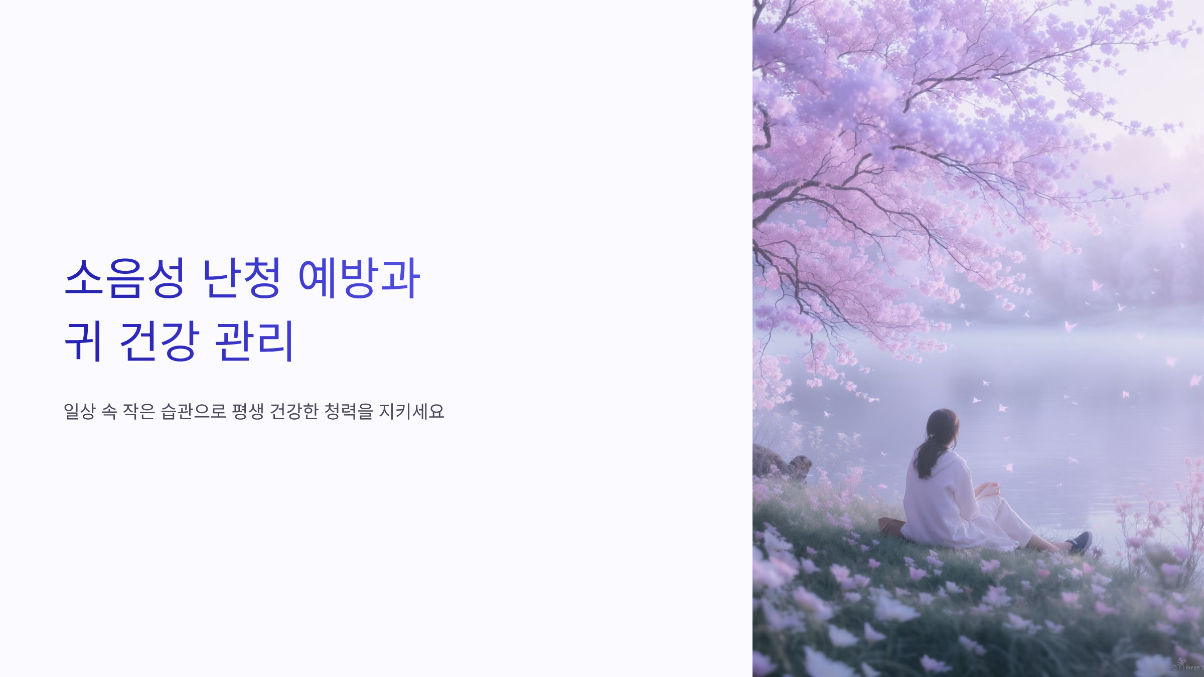 소음성 난청 막는 귀 건강 실천법