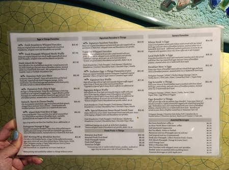 에그앤띵스팬케익메뉴