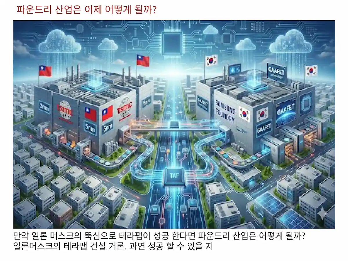 테라팹이 만들어 진다면 파운드리 사업은 이제 어떻게 될까?