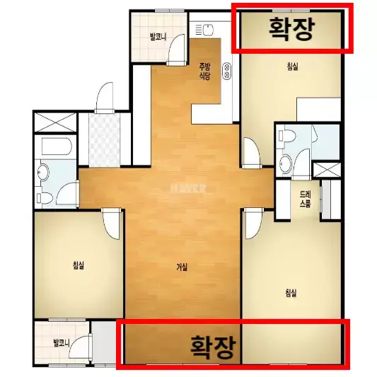 신축아파트-평면도