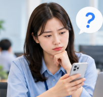 다음 포털에서 내가 쓴 댓글 찾기 중인 직장인 모습