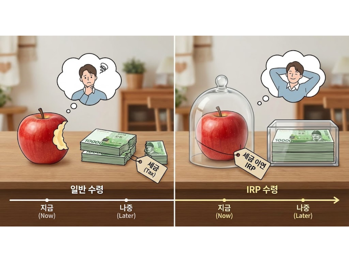 그냥 받지 마세요! IRP로 받아야 하는 이유