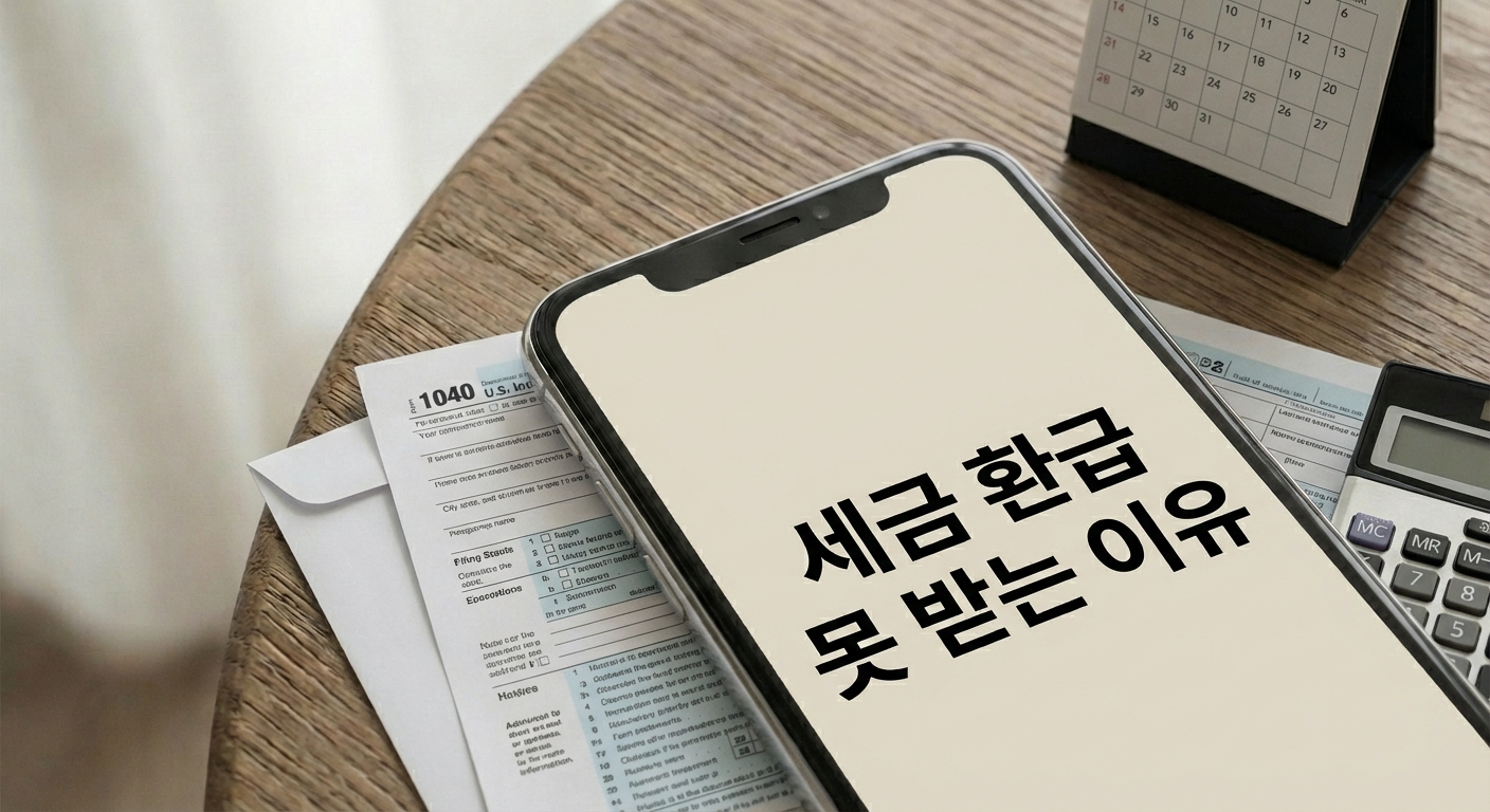 세금 환급을 놓치는 이유를 설명하는 장면