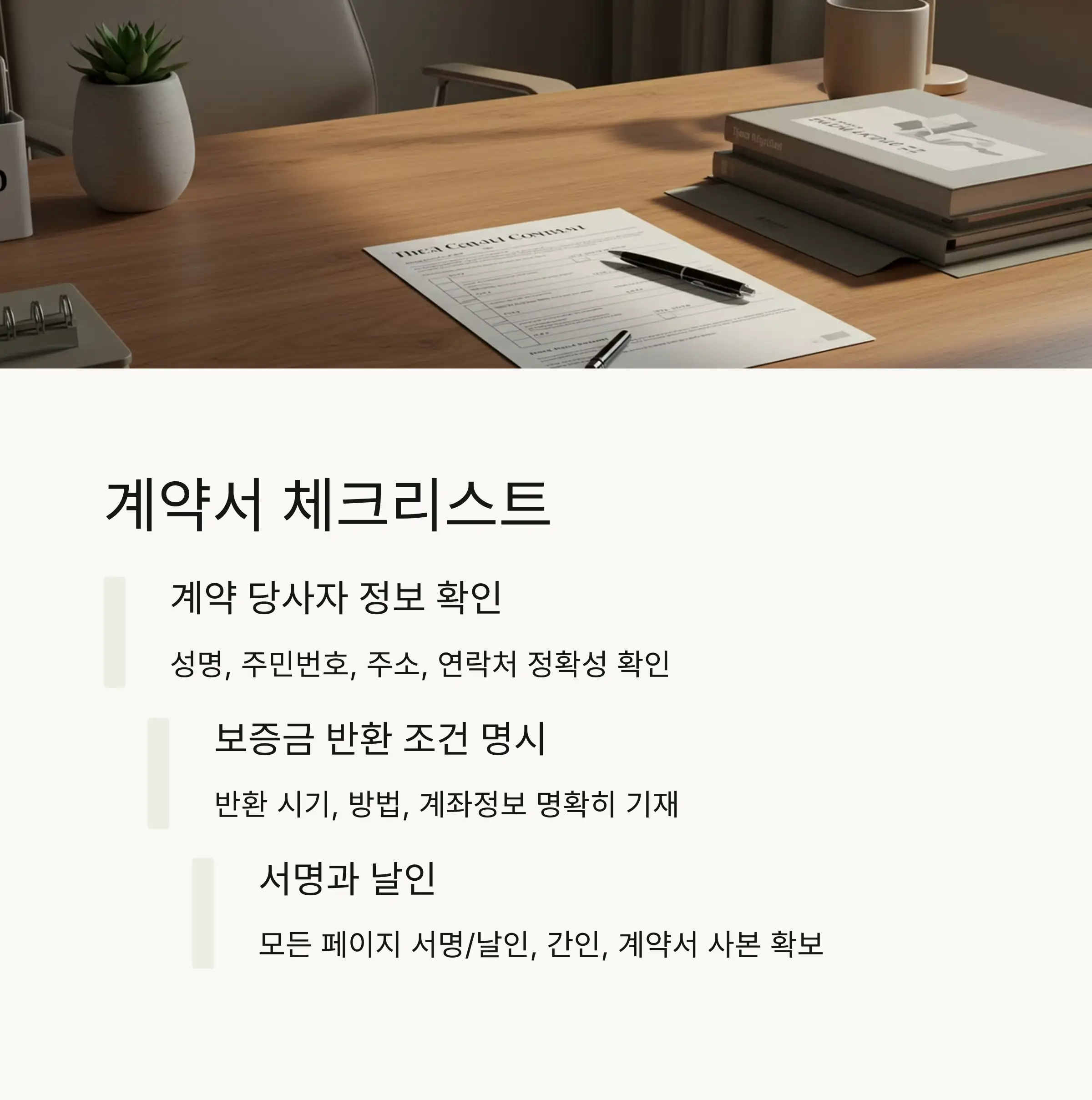 📋 계약서 작성 체크리스트