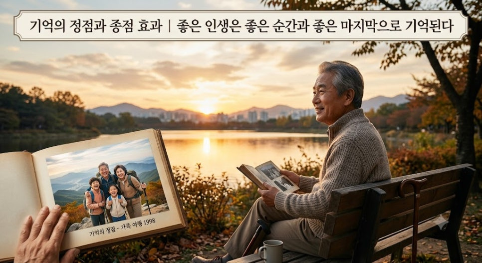 기억의 정점과 종점의 효과 이미지