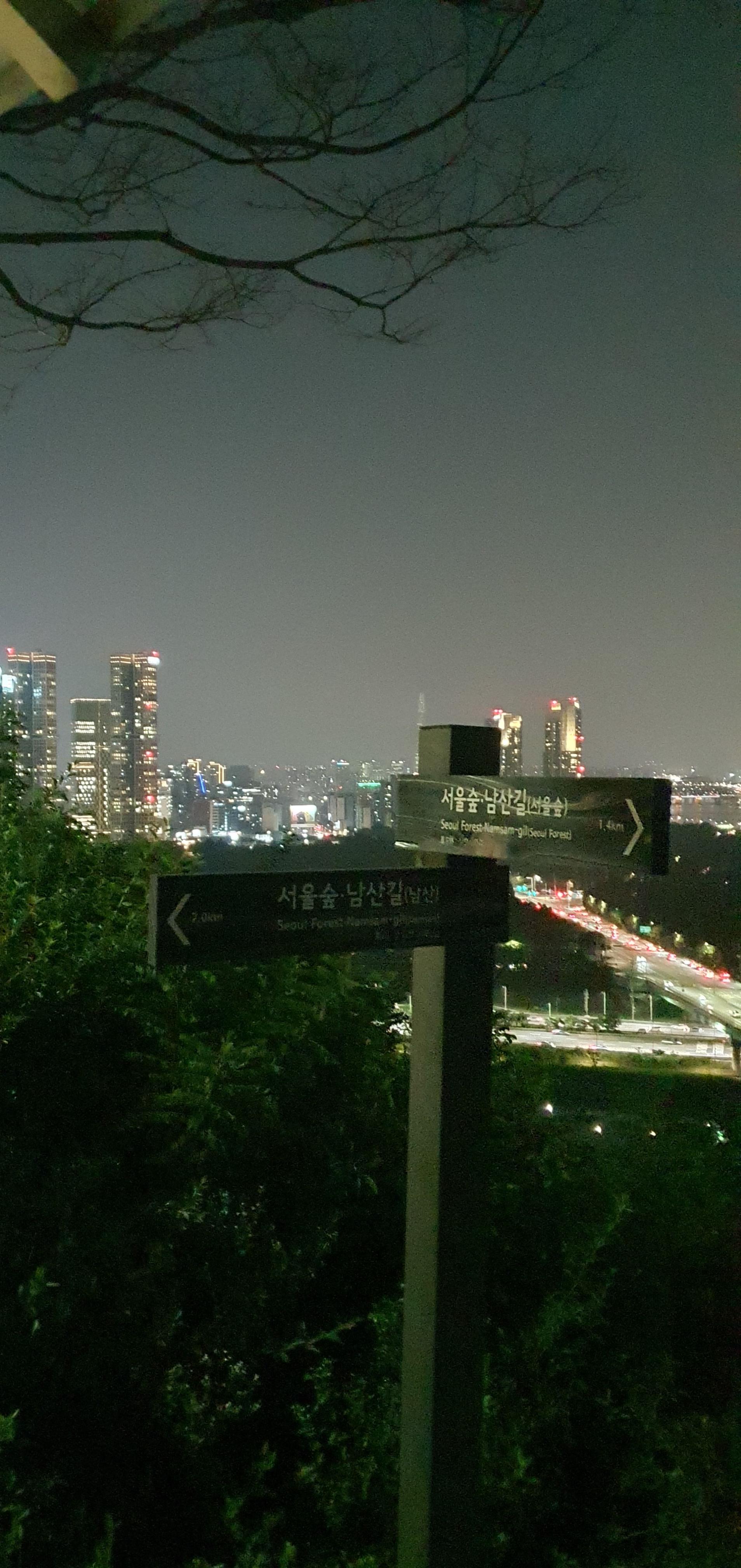 응봉산팔각정-야경
