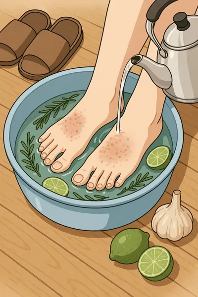 전통적으로 전해온 무좀 대처법