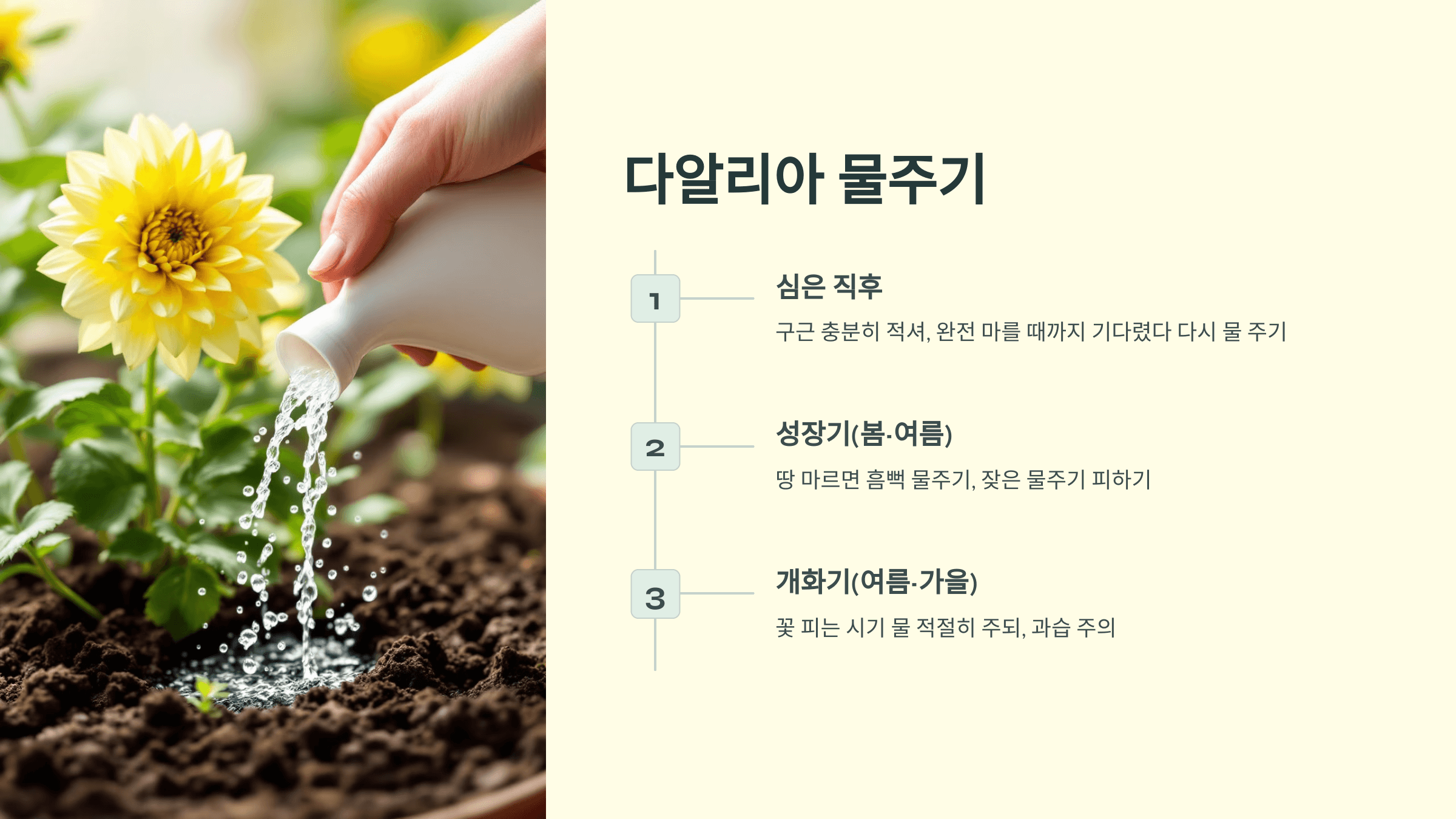 다알리아꽃 사진입니다.