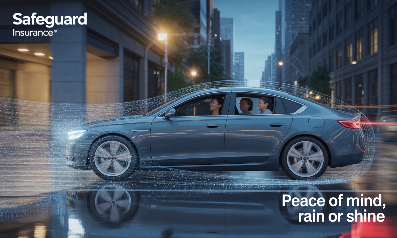 무보험차 상해 특약의 중요성을 강조하는 안전운전 이미지