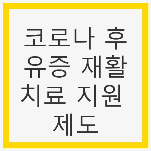 코로나 후유증이란?