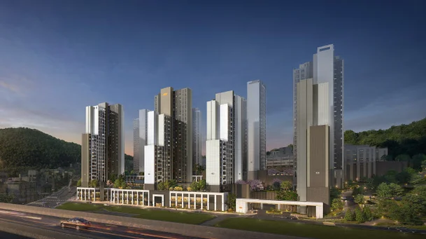 e편한세상 연희 단지 투시도 (이미지 출처 : DL이앤씨)