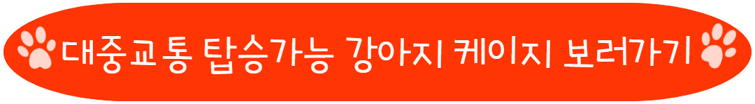 대중교통 탑승가능 강아지 케이지
