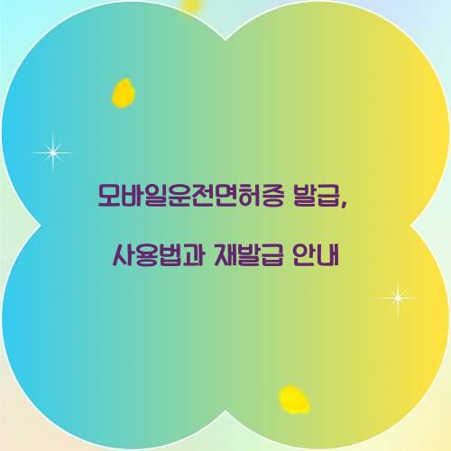 모바일운전면허증