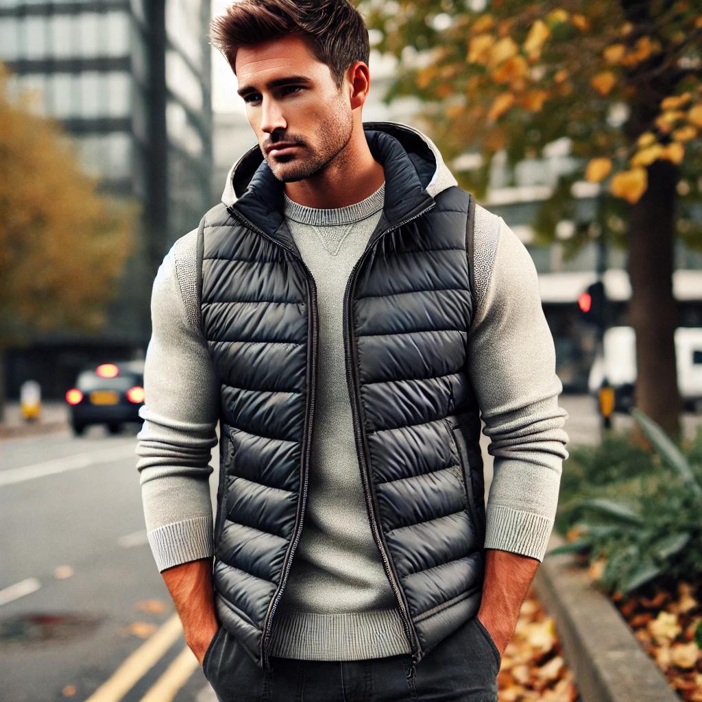 남자 패딩조끼