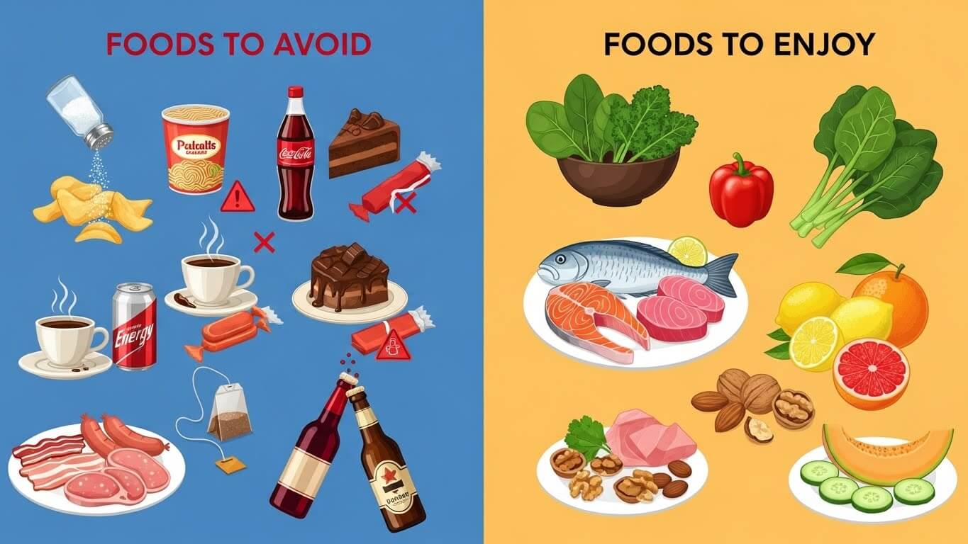 이명 있을때 피해야 할 음식 리스트