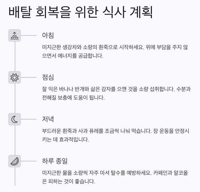배탈회복-식사-계획