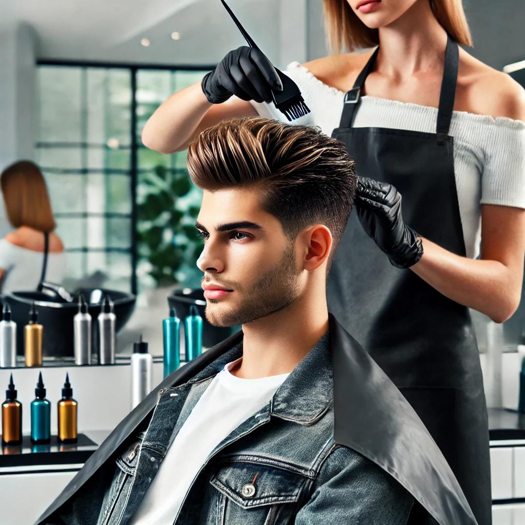 남자 머리 염색