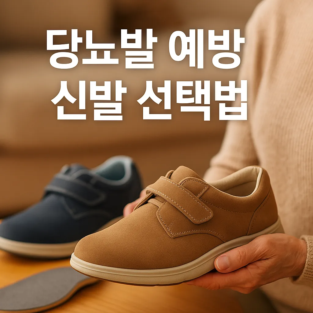 당뇨발 예방에 효과적인 신발 선택법 – 통증·상처 줄이는 8가지 기준