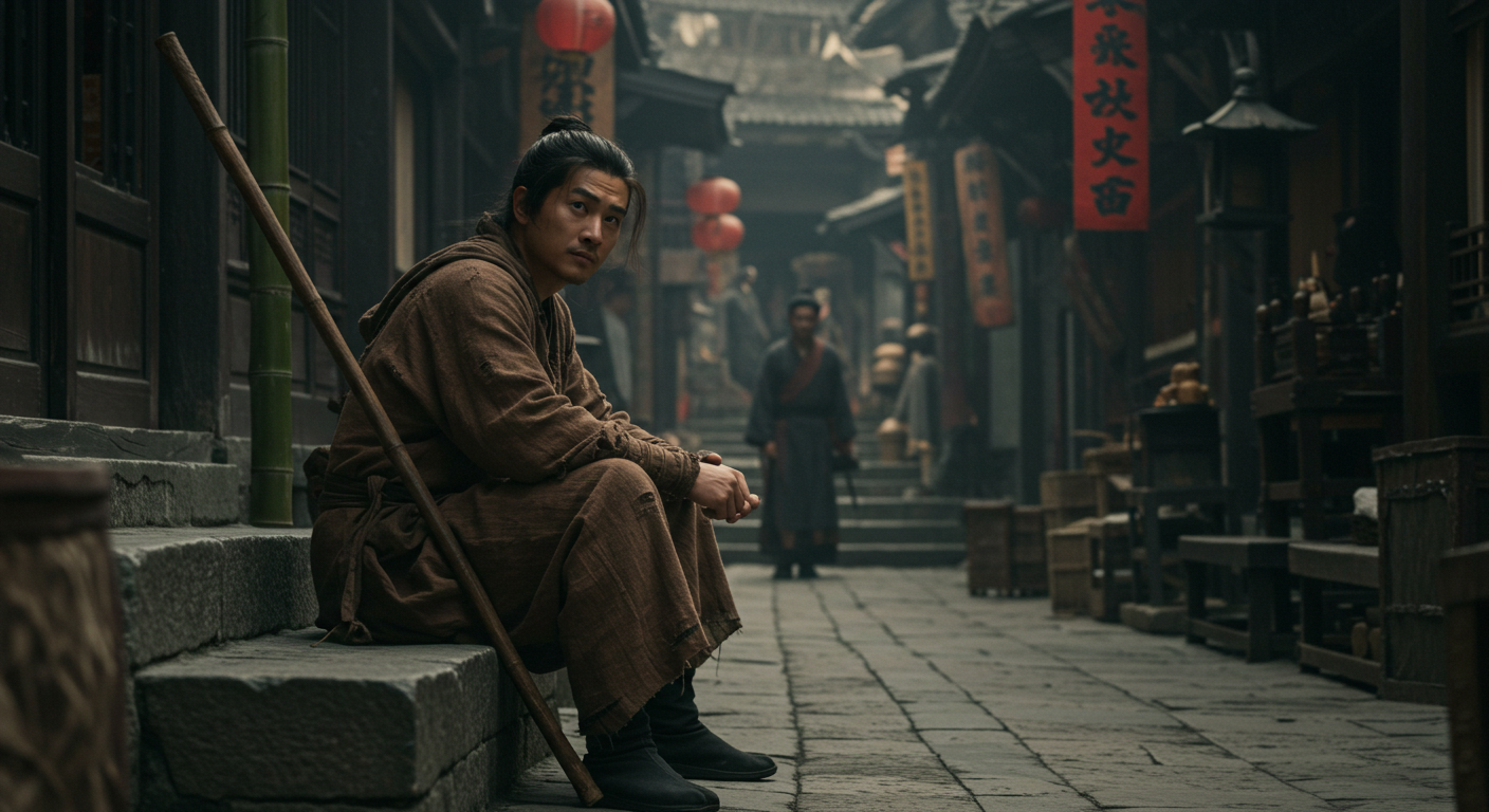 거지들이 길거리에 퍼질러 앉아 동냥하는 것 같지만, 사실 목표를 주시하고 정보를 수집하고 있다. 혹은 진짜 동냥하고 있는 걸지도?