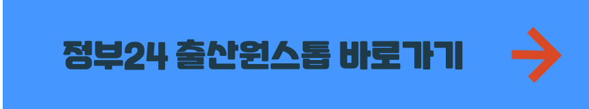 정부24 행복 출산 원스톱 서비스 홈페이지 바로가기
