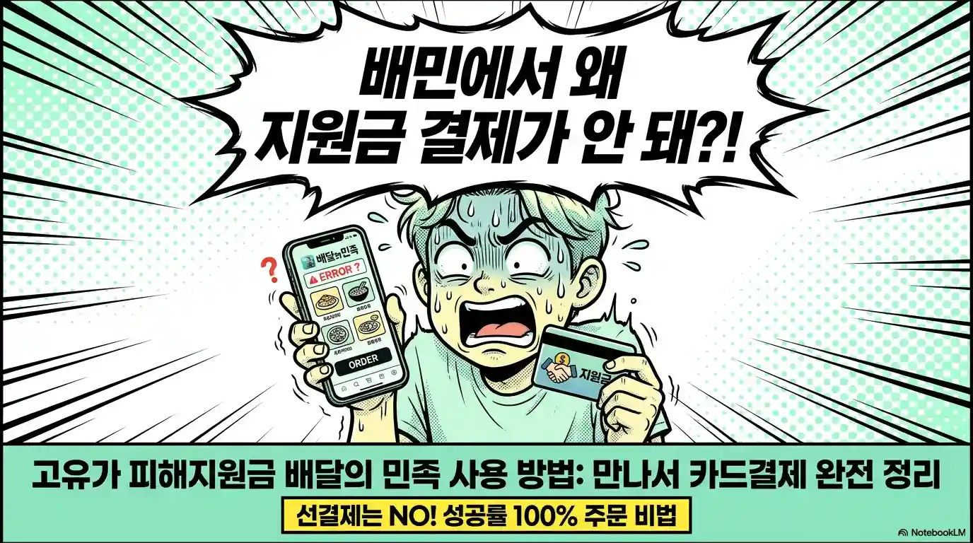 고유가 피해지원금 배달의민족 사용 방법 총정리 글의 썸네일