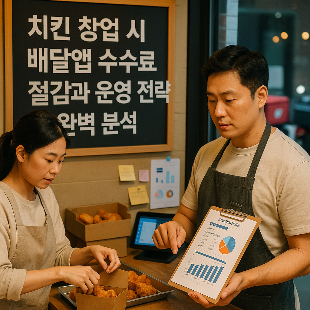 치킨 창업 시 배달앱 수수료 절감과 운영 전략 완벽 분석