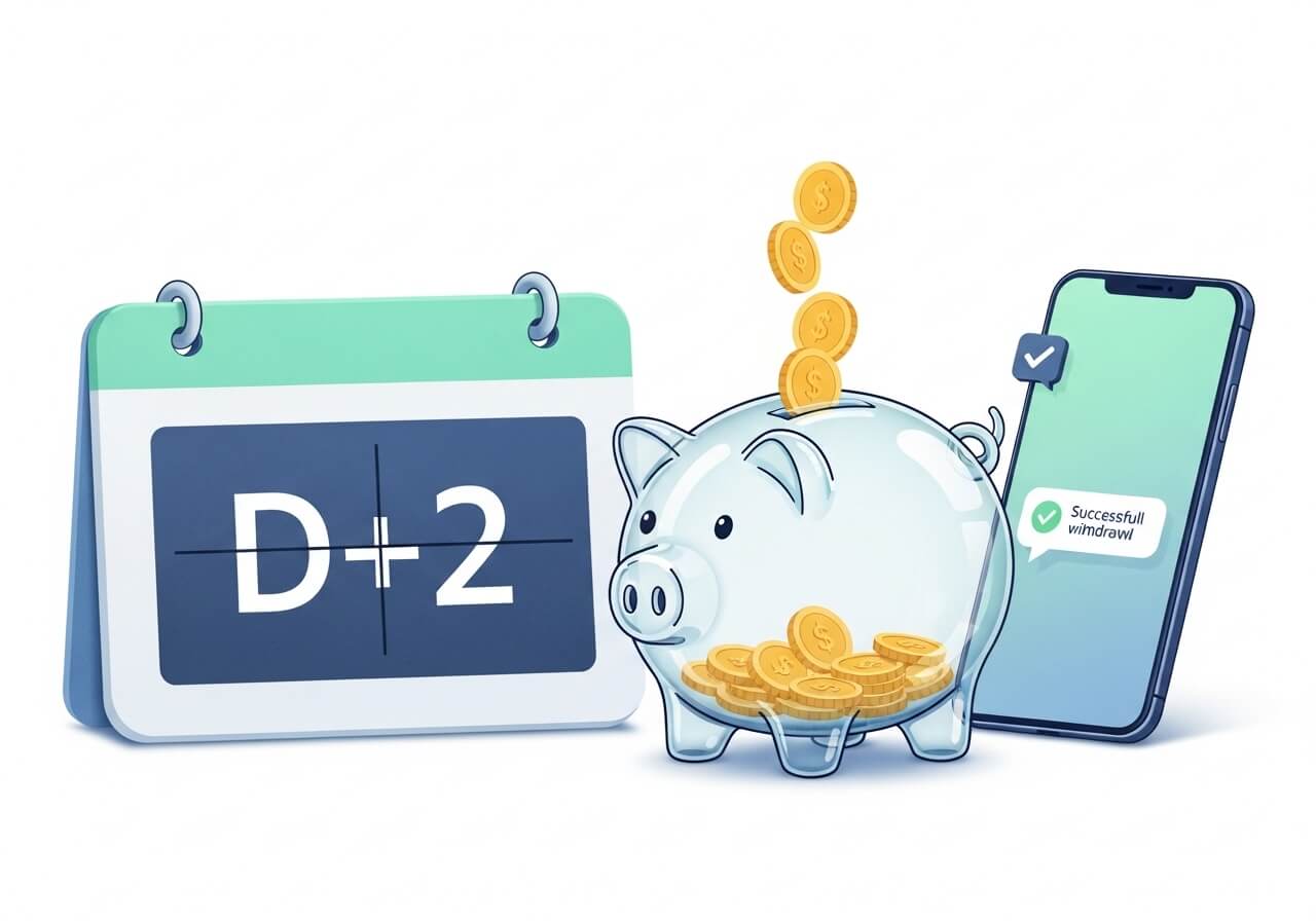 주식 매도후 인출가능시간