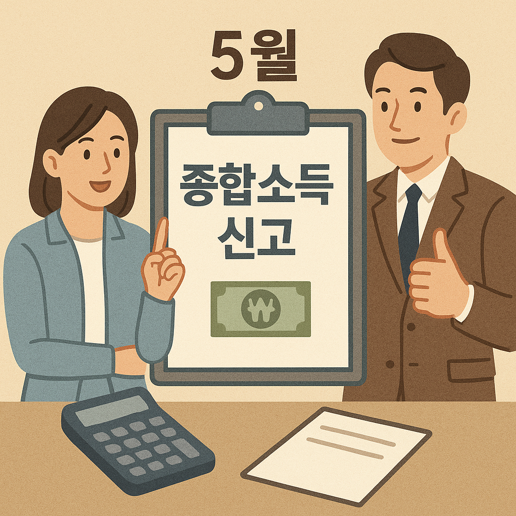 5월 종합소득세 신고 하는 방법 및 완벽 가이드 관련 사진