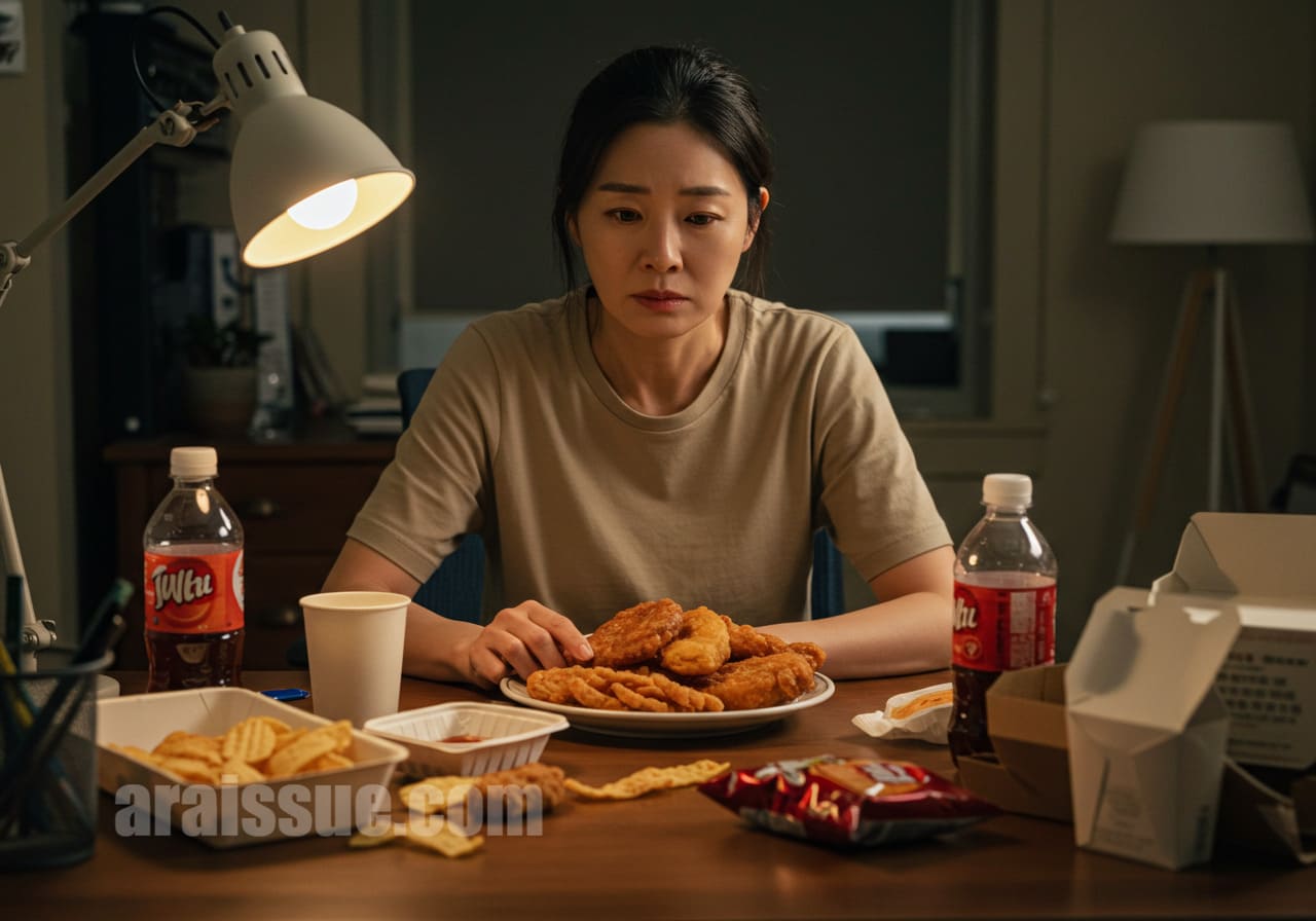 정제당과 가공식품 많은 식사 고민