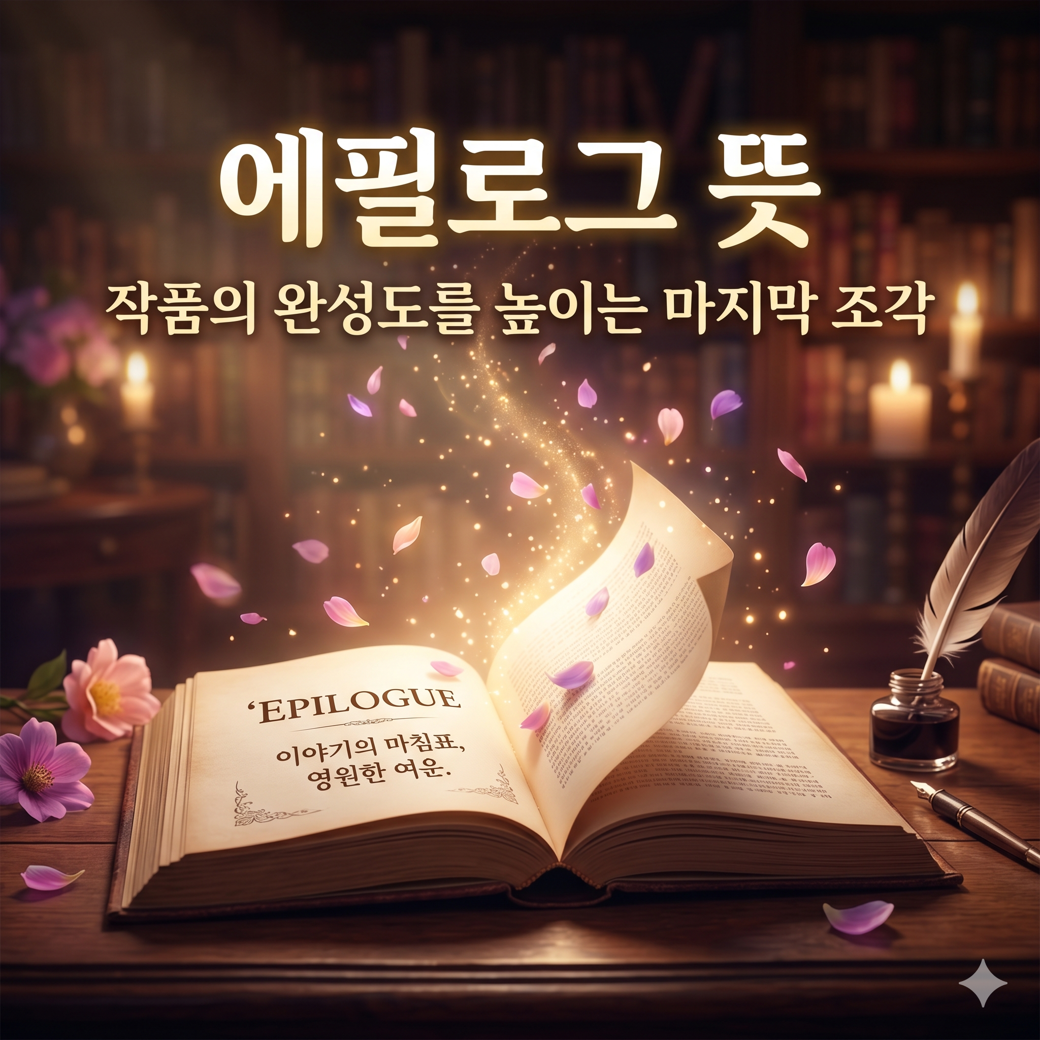 에필로그 뜻과 유래, 작품의 완성도를 높이는 마지막 조각