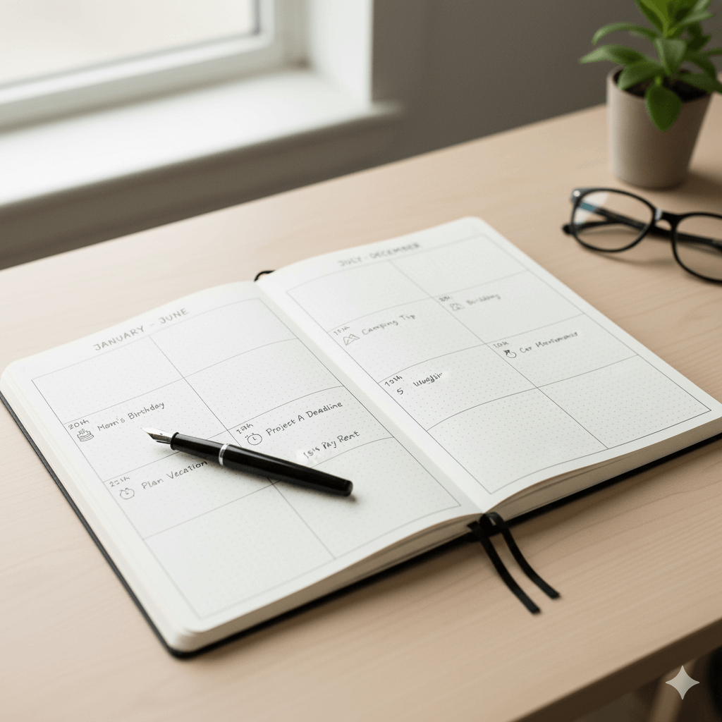 4050세대 새해 다이어리 팁