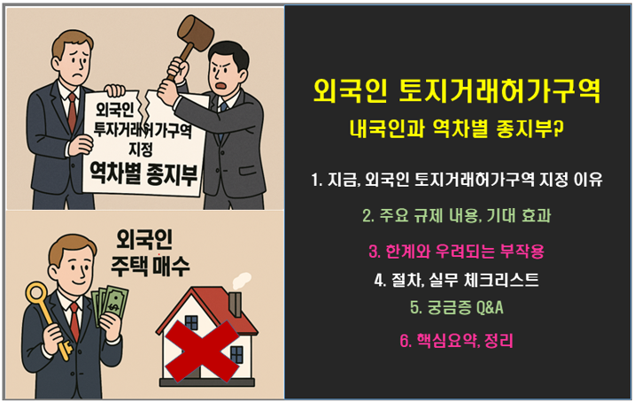 외국인 토지거래허가구역 지정 내국인과 역차별 종지부?